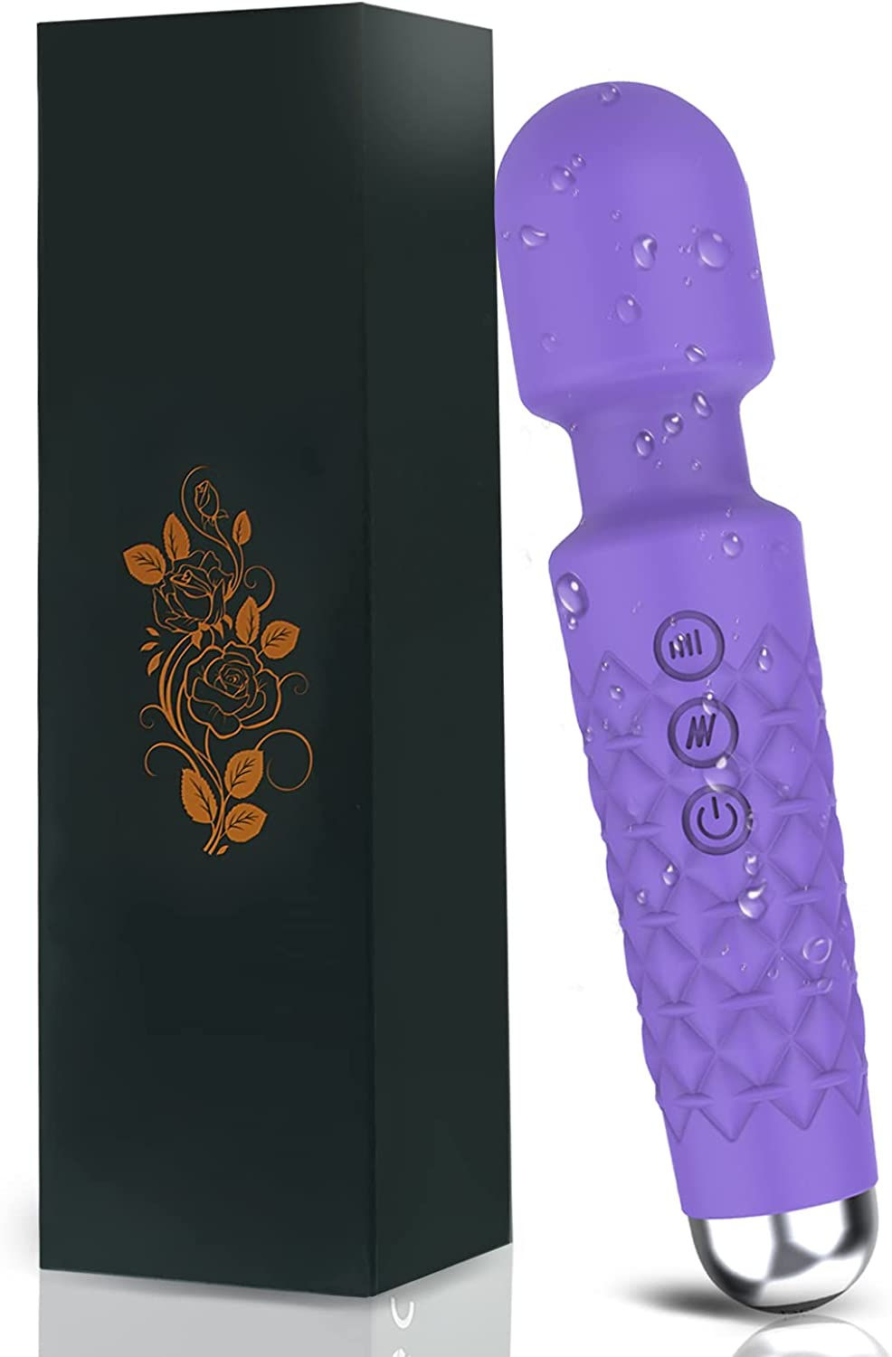 電マハンディマッサージャー  (パープル)