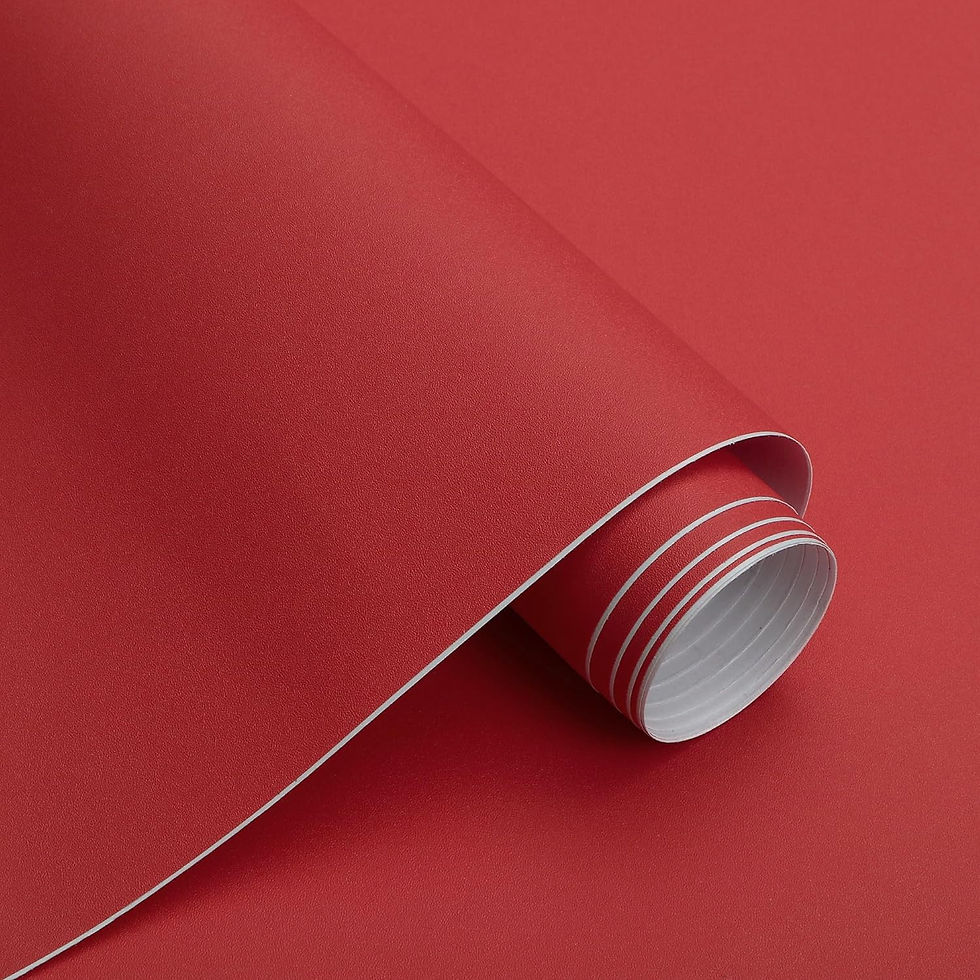 壁紙 シール 幅40cmx長さ10m レッド