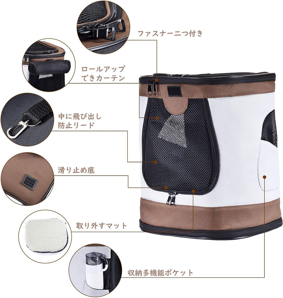 サムネイル： 猫 きゃりーバッグ リュック