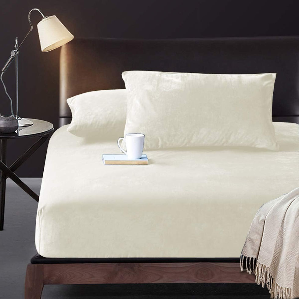 ボックスシーツ 秋冬用 (アイボリー, キング・180×200×30cm)