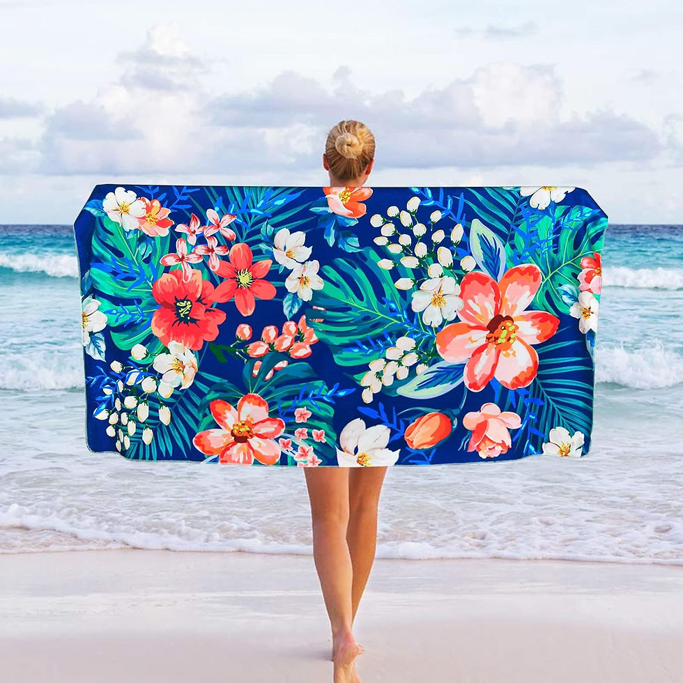 ビーチタオル 大判 バスタオル 150x80cm