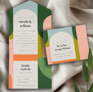 Trending Bold Wedding Invitation