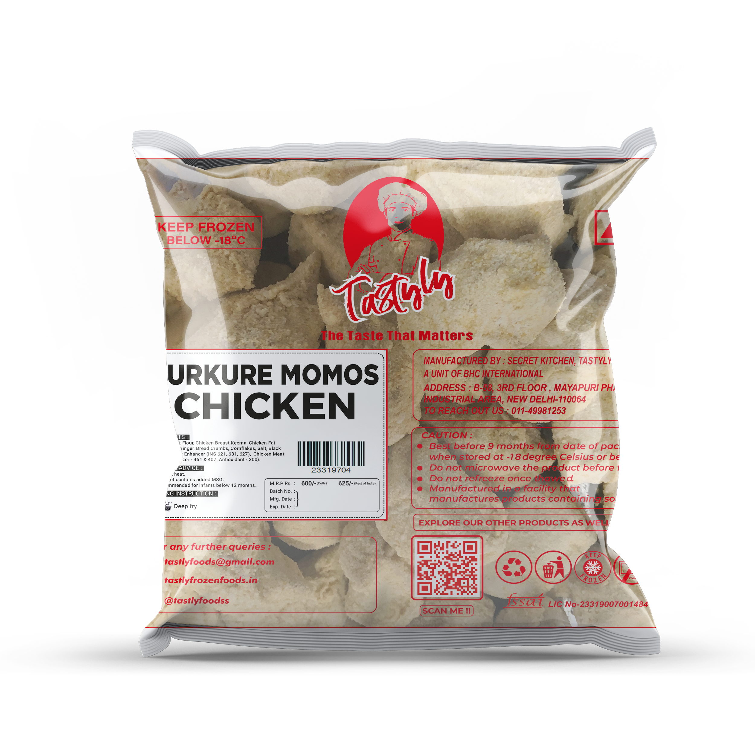 Kurkure Chicken Momos