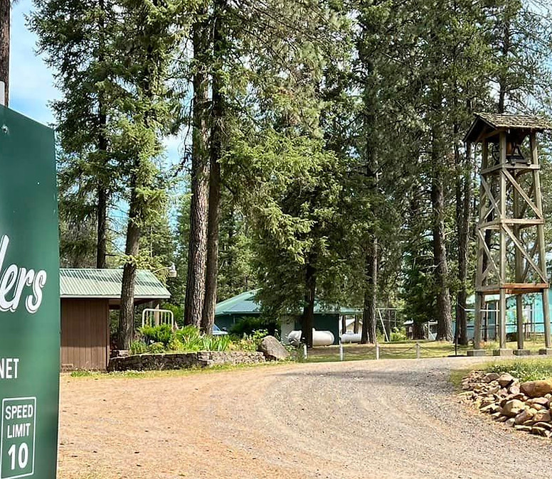 Welcome to Camp Sanders sign & belltower.jpg