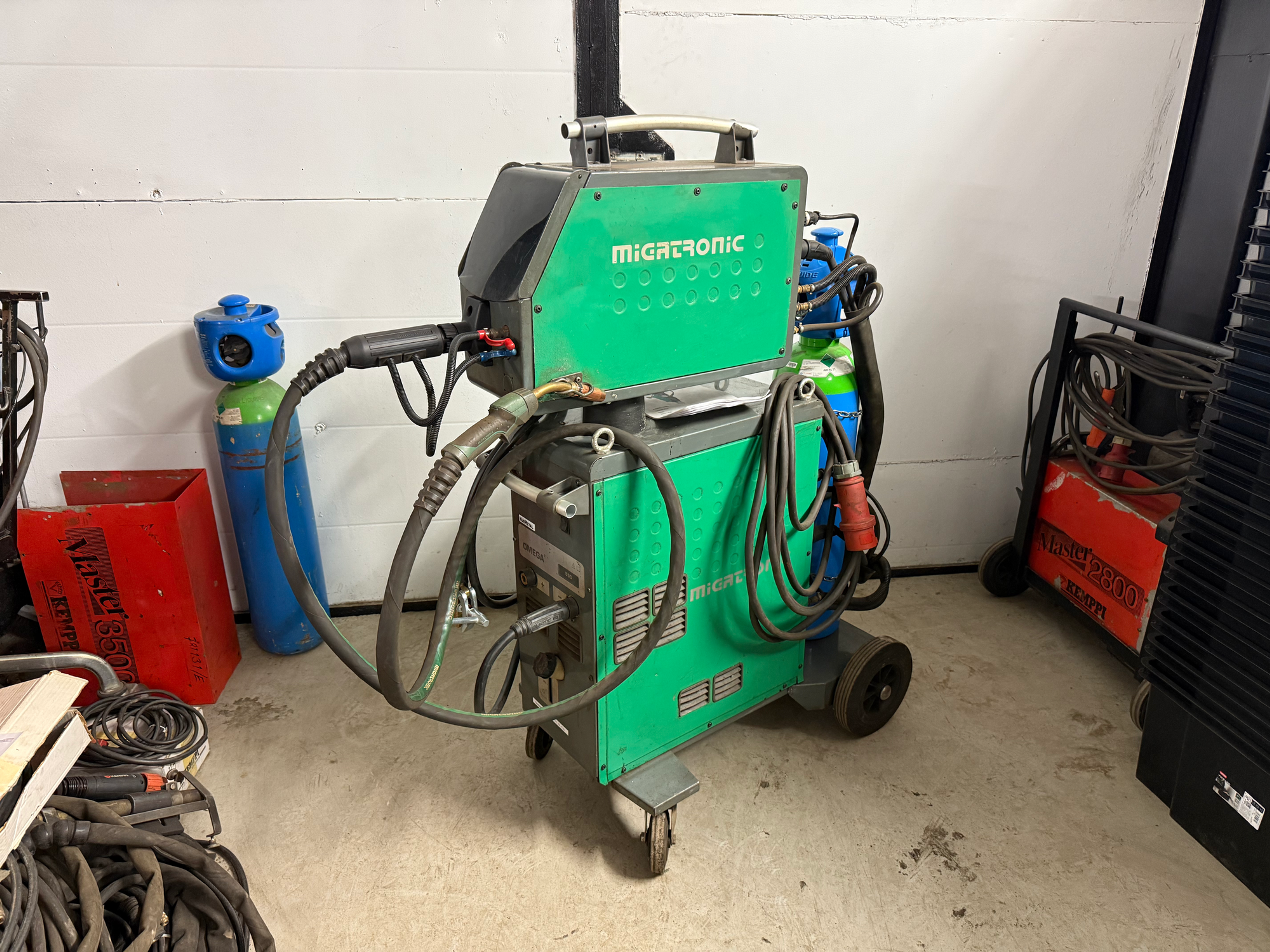 Migatronic Omega2 550 +MWF27 hitsauskonepaketti / 2