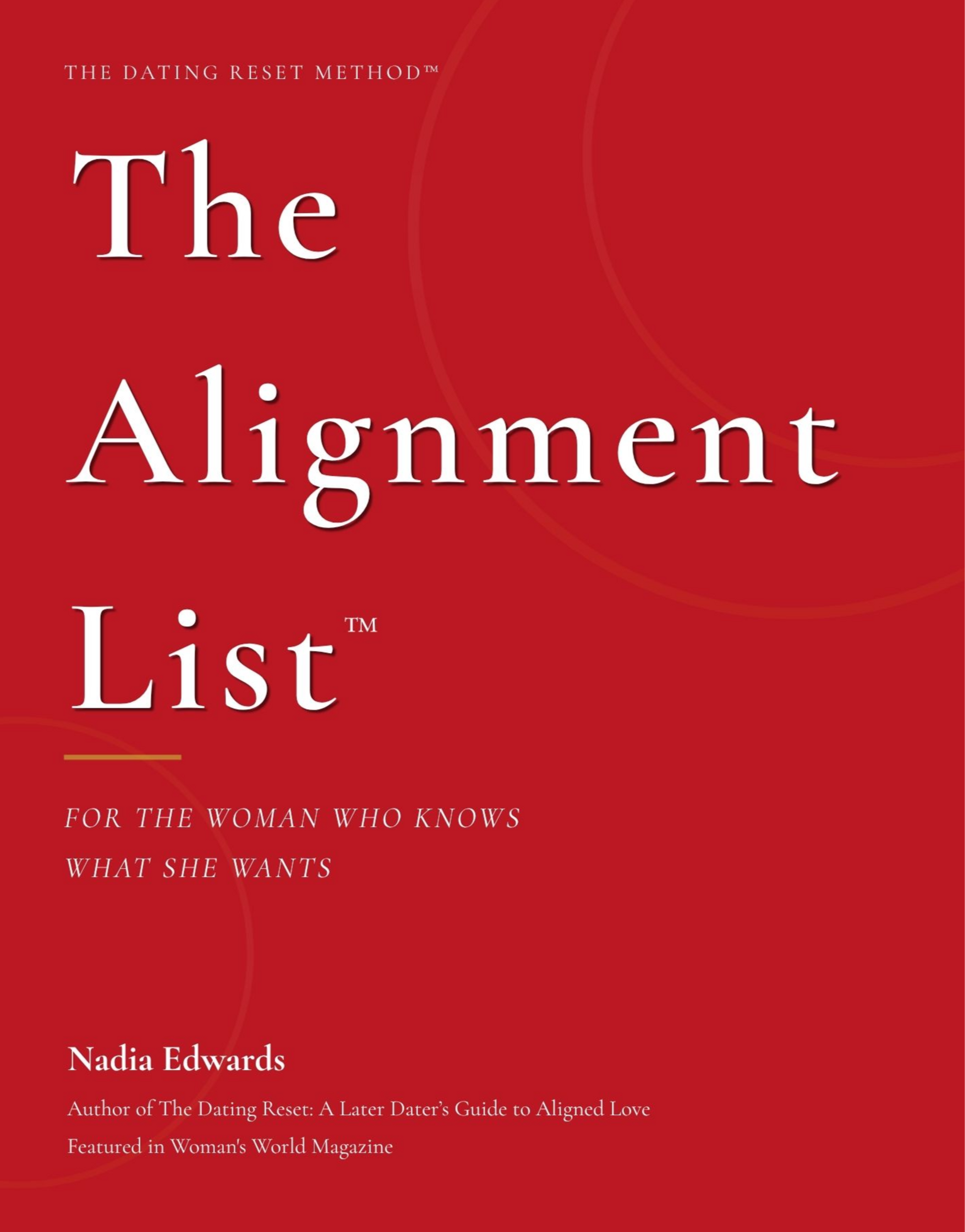 Alignment List The Alignment List™ — Dating Clarity Tool for Women 40+ | Nadia Edwards