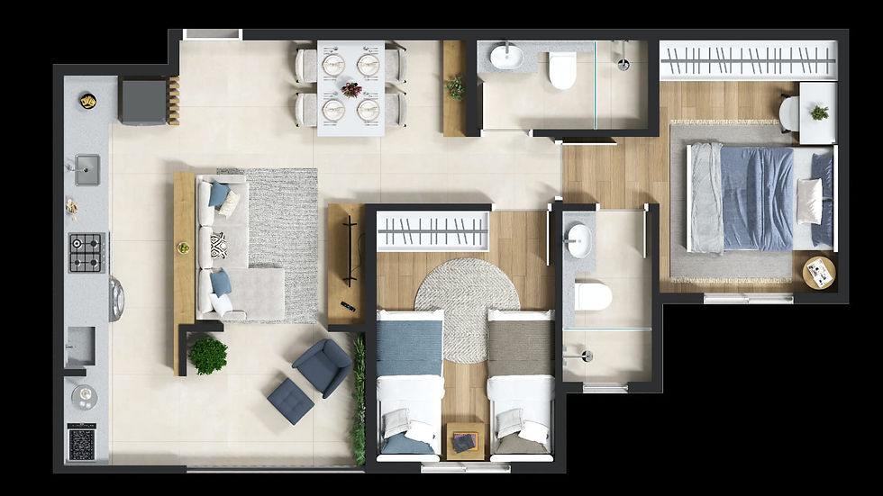 Miniatura: Apartamento Haus Nova Petrópolis