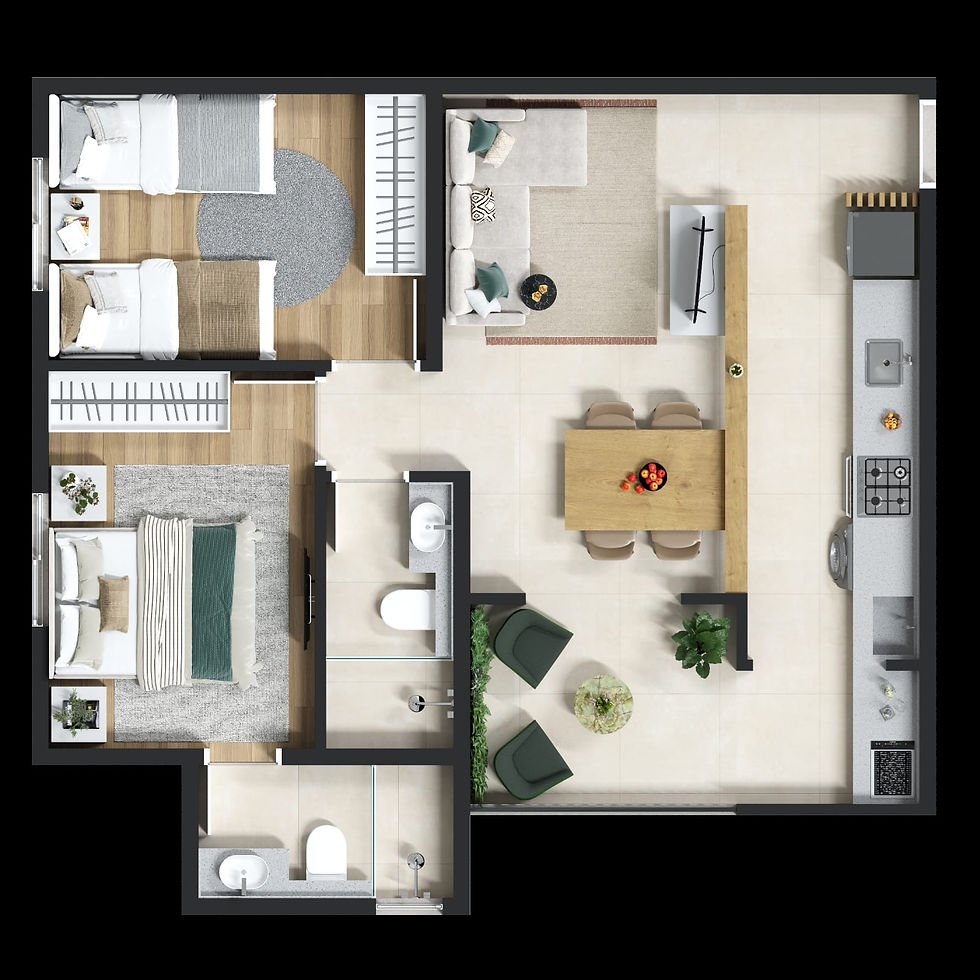 Miniatura: Apartamento Haus Nova Petrópolis