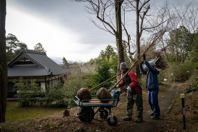 三重県菰野町 大亀山金剛寺様植樹施工事例