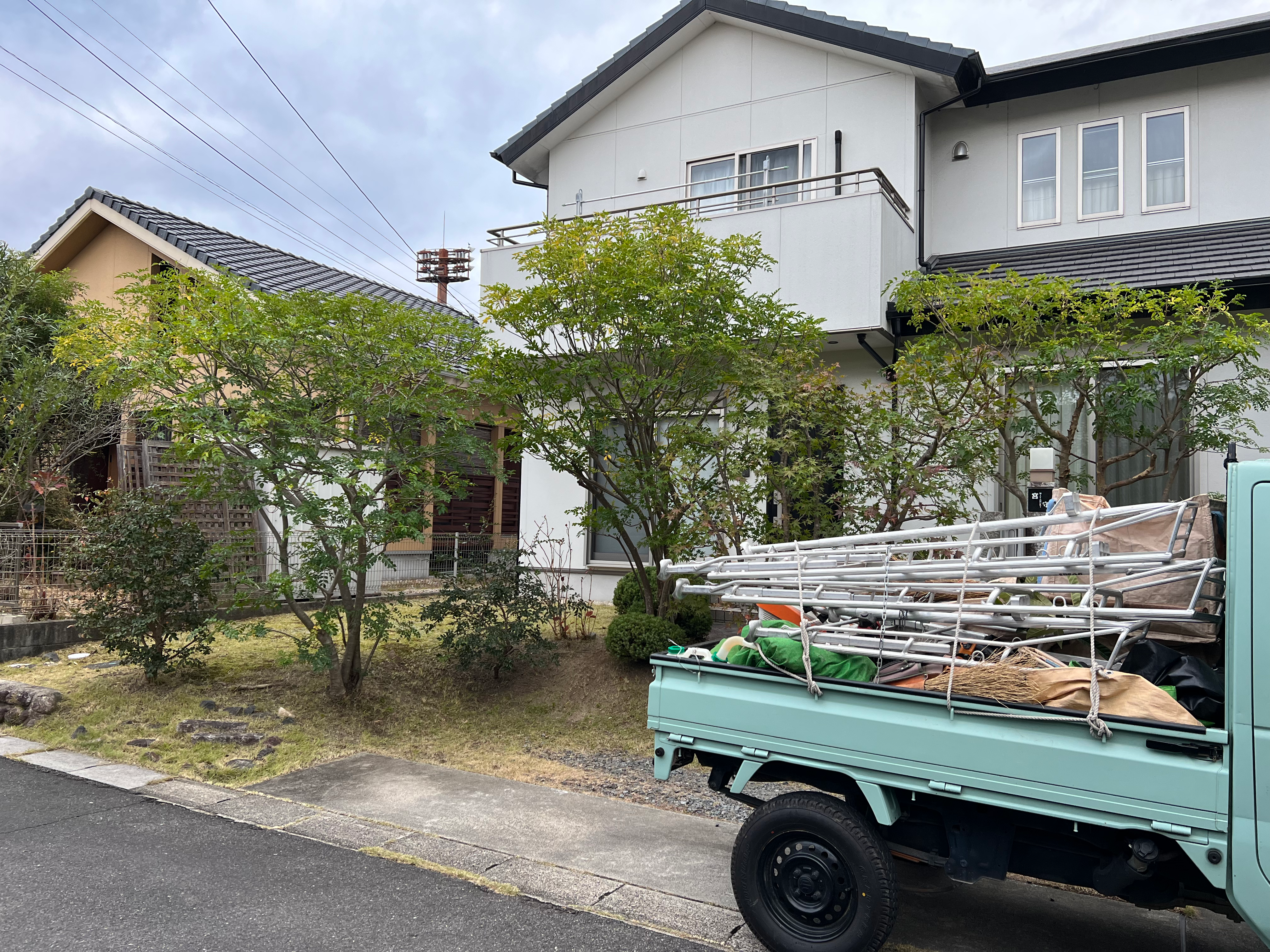 Example of garden care construction in Komono-cho — Sentei-ya Sora, Mie Prefecture