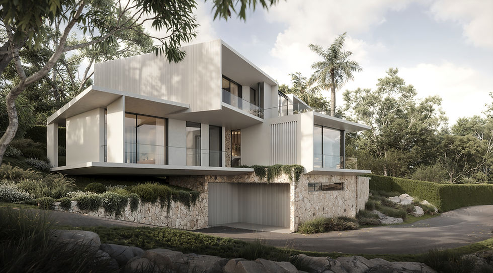 Off Form Concrete Residence at Maroobra, Sydney, designed by Johnstone & Johnson