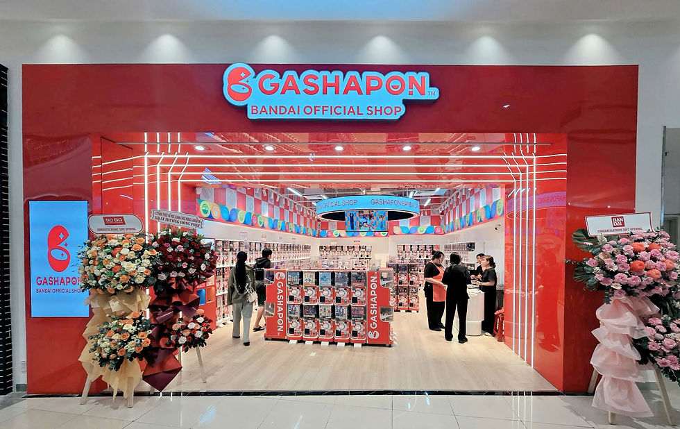 GASHAPON BANDAI OFFICIAL SHOP 店舗入り口