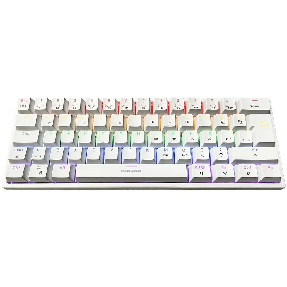 Küçük resim: GameBooster GB-G11 Ghost Red Switch Kablolu Mekanik Oyuncu Klavyesi