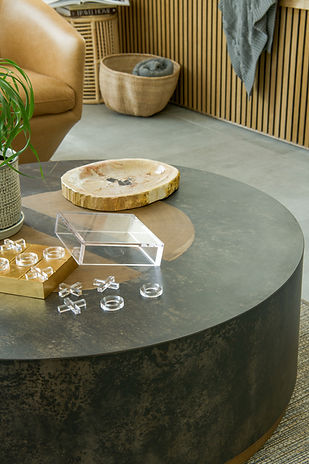 wood coffee table