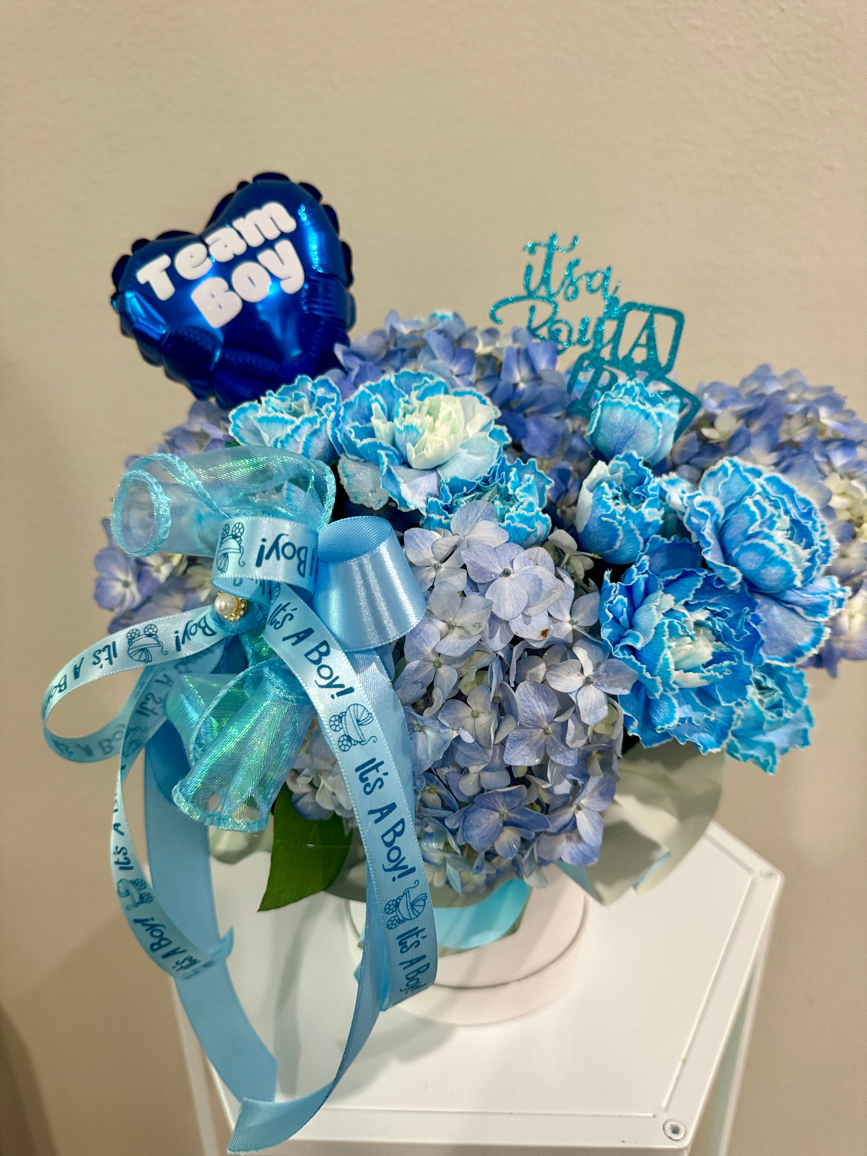 Baby Boy Flower Arrangement