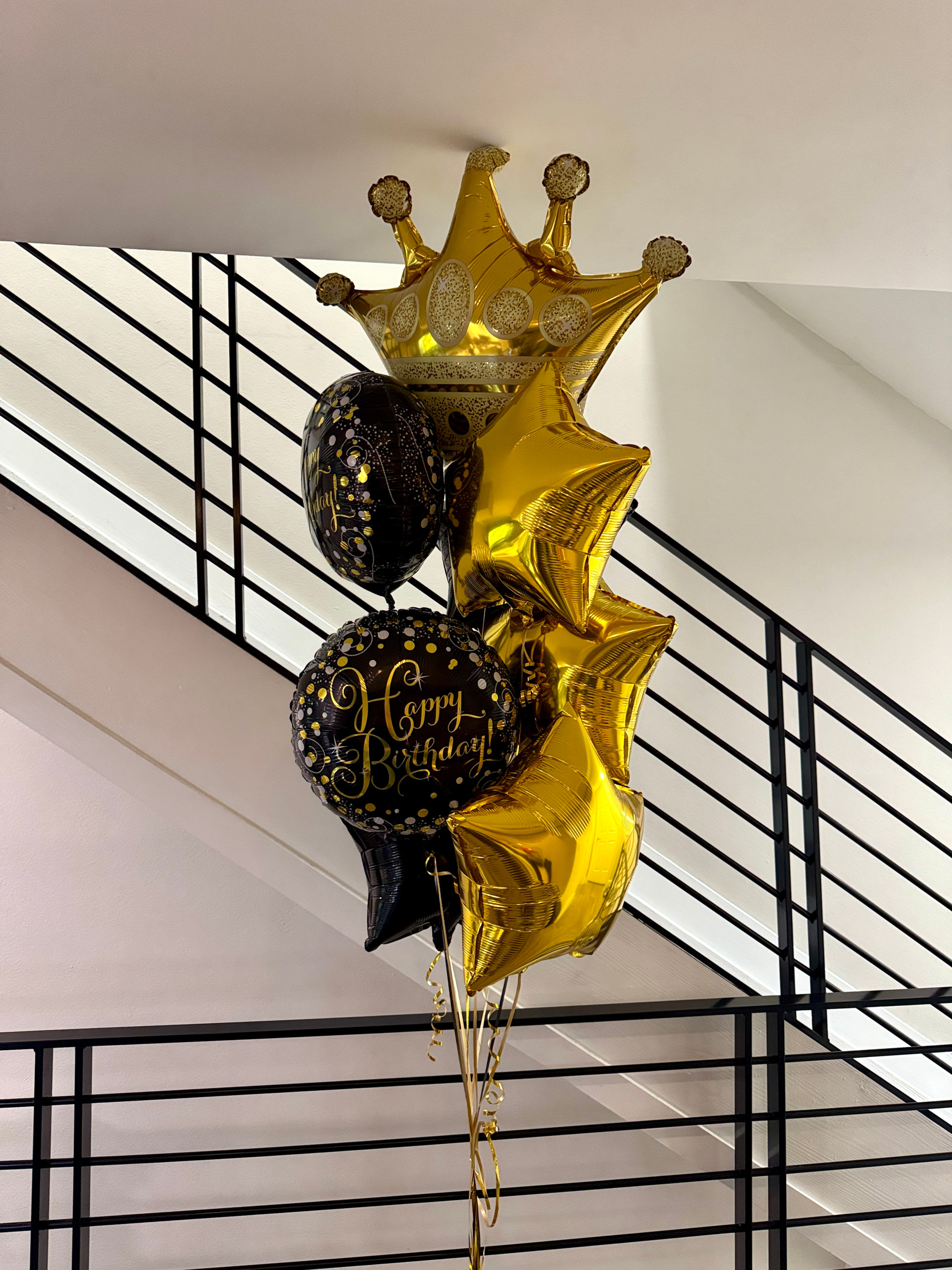 Gold and Black Birthday Bunch