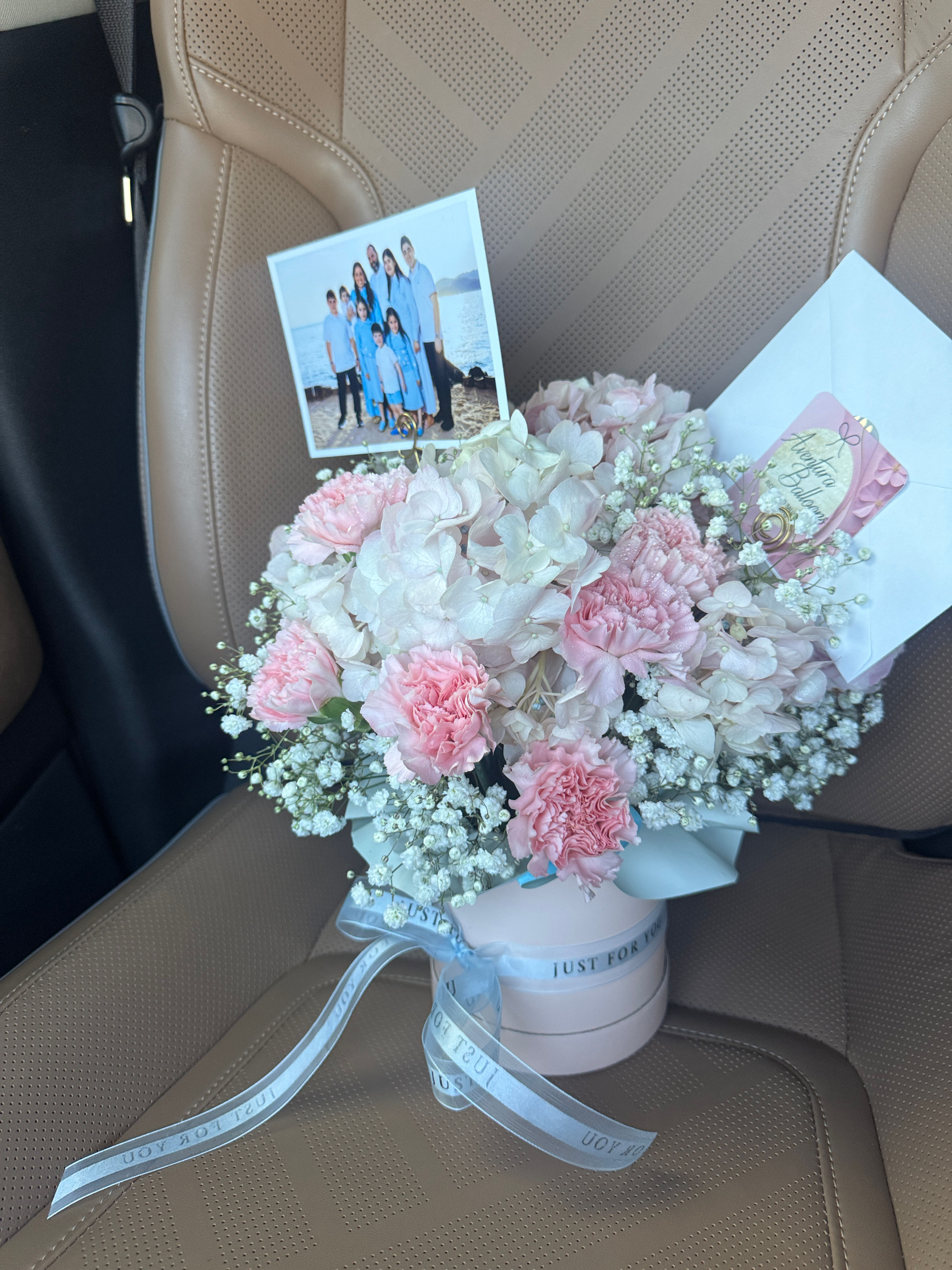 Small Pink Flower Box with Picture