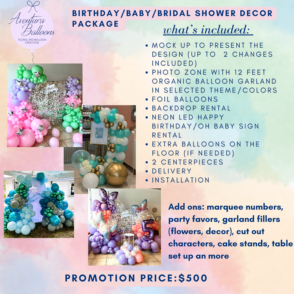 Party Decor Package 