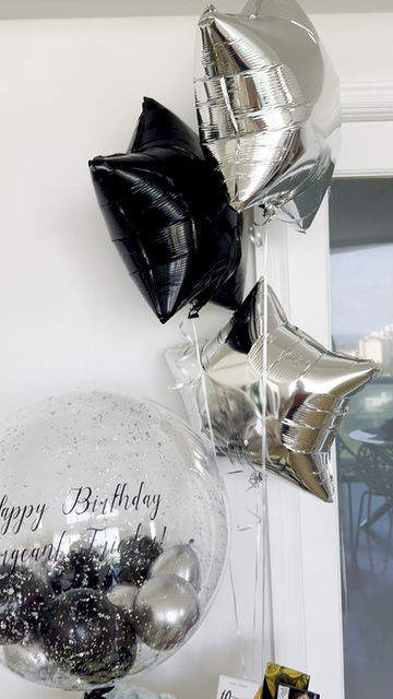 Thumbnail: Premium Roses and Chocolate Birthday Box with a Plush and Balloons