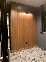 Wall Coverings - Walnut - Lobby Renovation