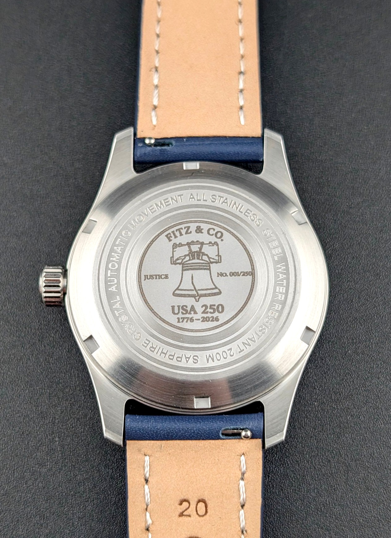 Justice caseback Liberty Bell