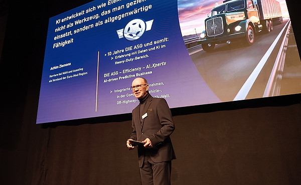 Präsentation von Achim Ziemons zum Transport Preis 2025