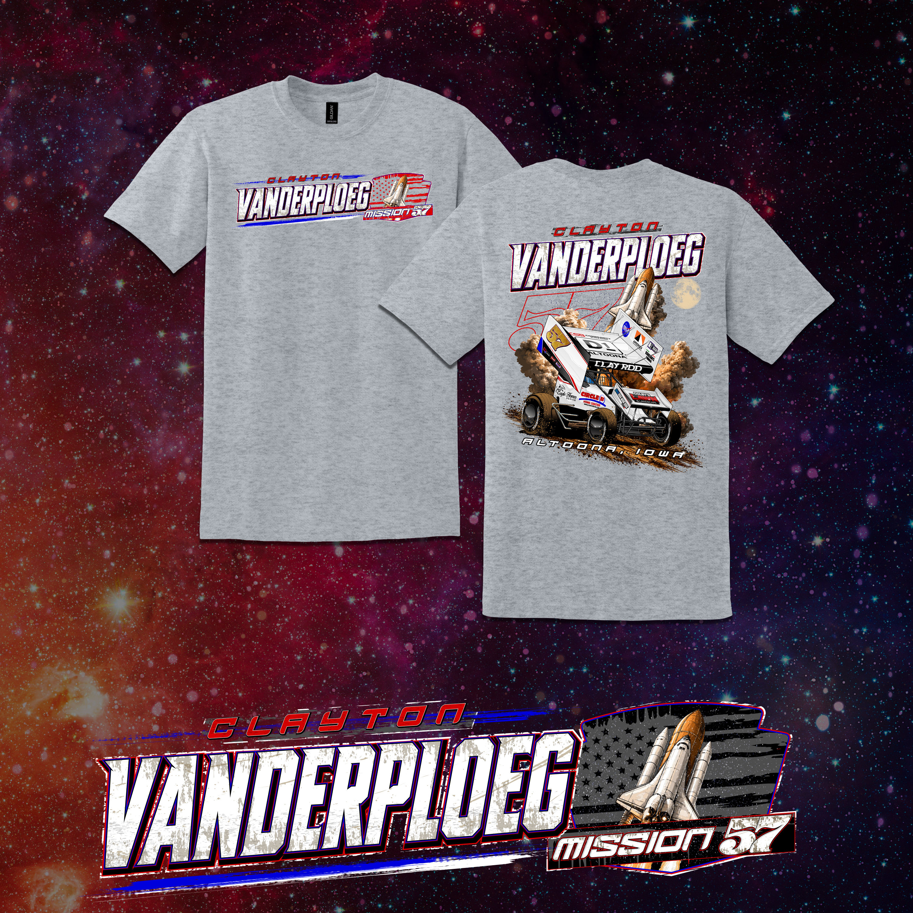 Clayton Vanderploeg Shuttle Shirt Sport Grey