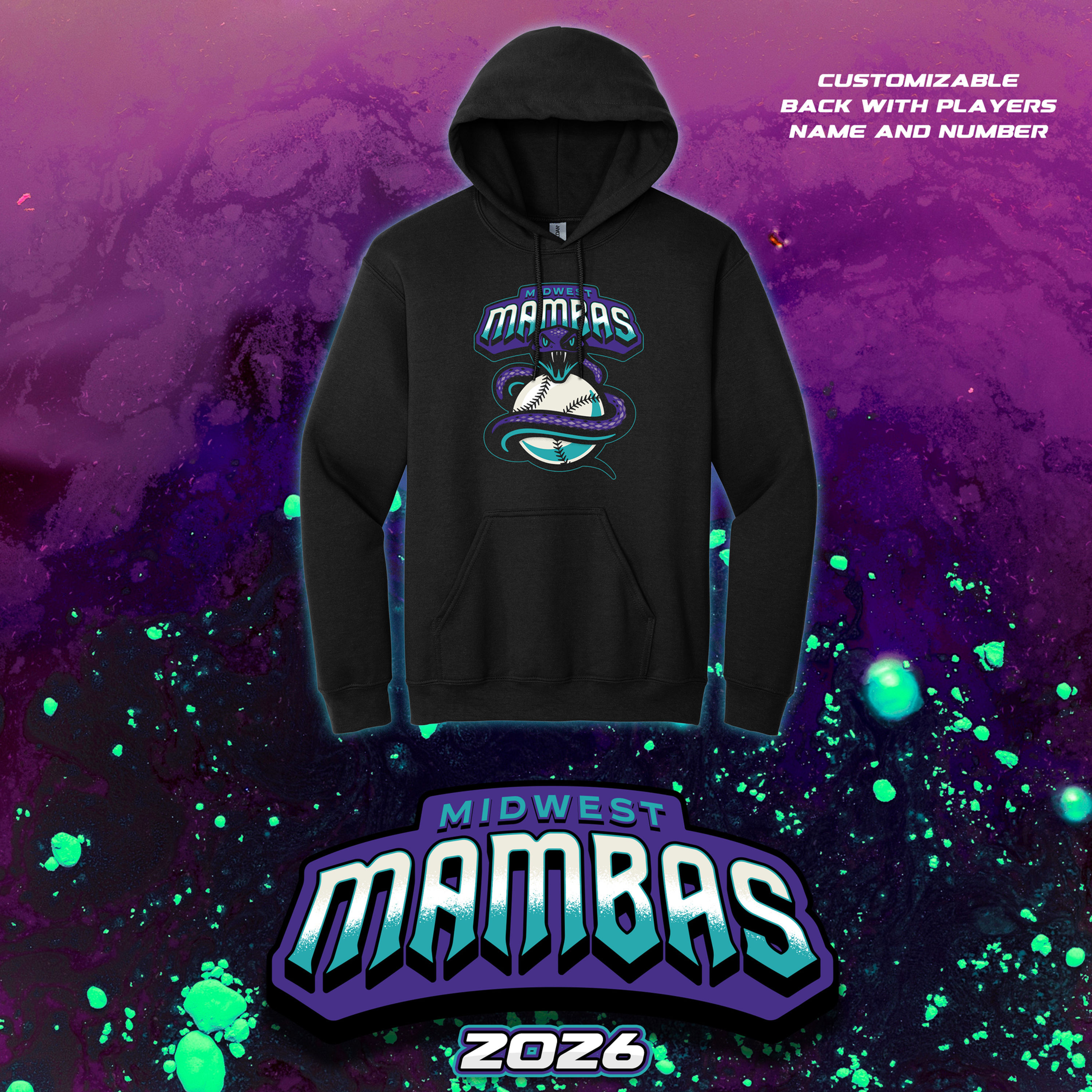 Midwest mambas Official Team Hoodie