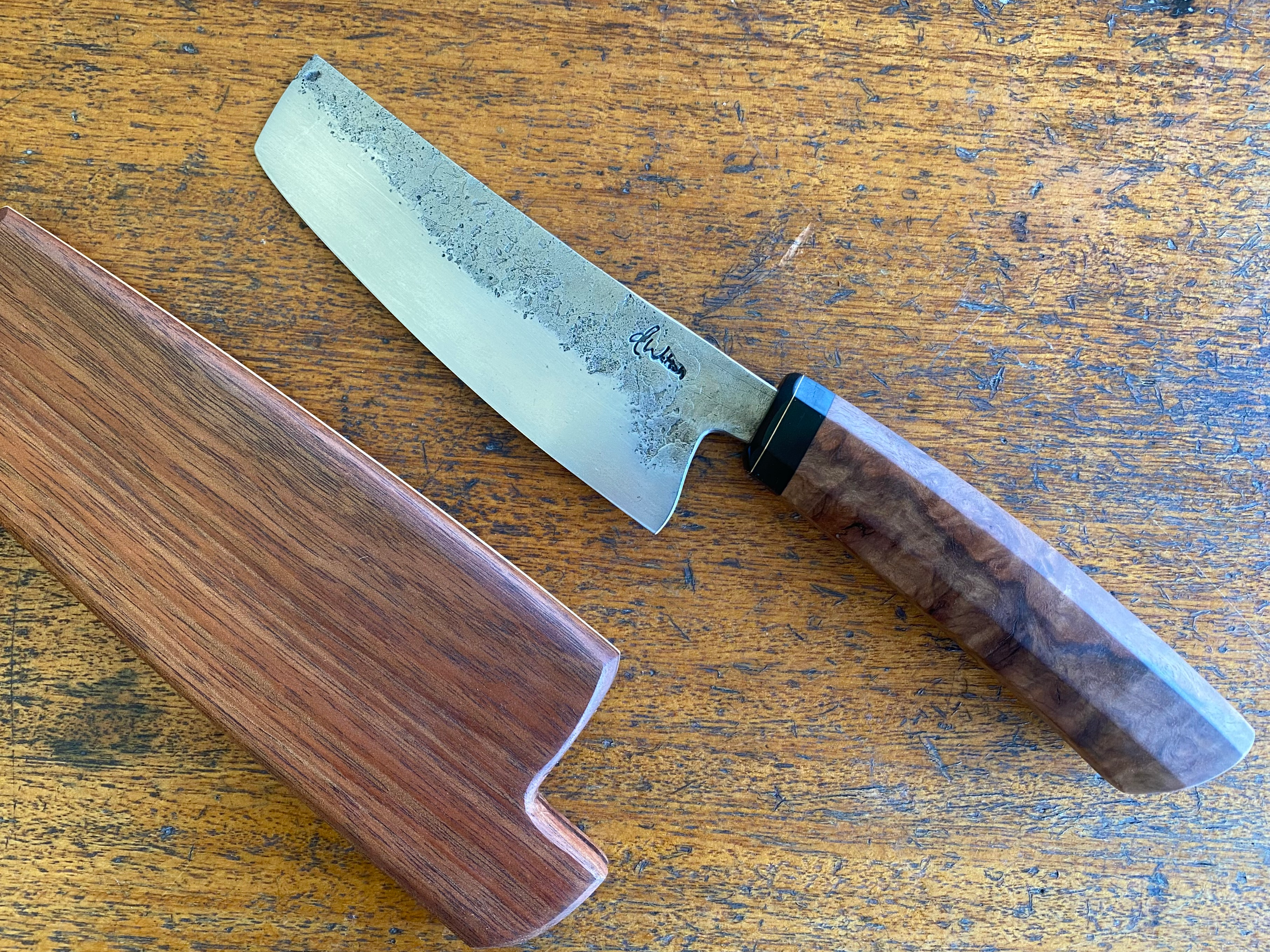 Nakiri-style chef knife