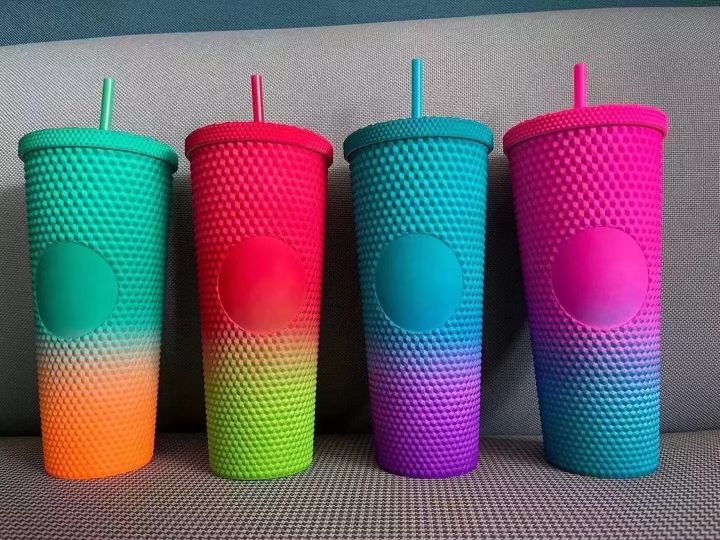 Thumbnail: 24oz Matte Neon Starbucks Studded Tumbler Colour Options