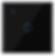 WiFi Tuya Light Switch 1 Button (2-Way) - Black