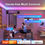 Миниатюра: Tuya Smart IR/WiFi Control Magic Color 10M RGB-IC LED StripLight Waterproof IP65