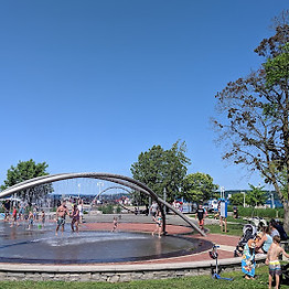 splash pad at Clinch Park