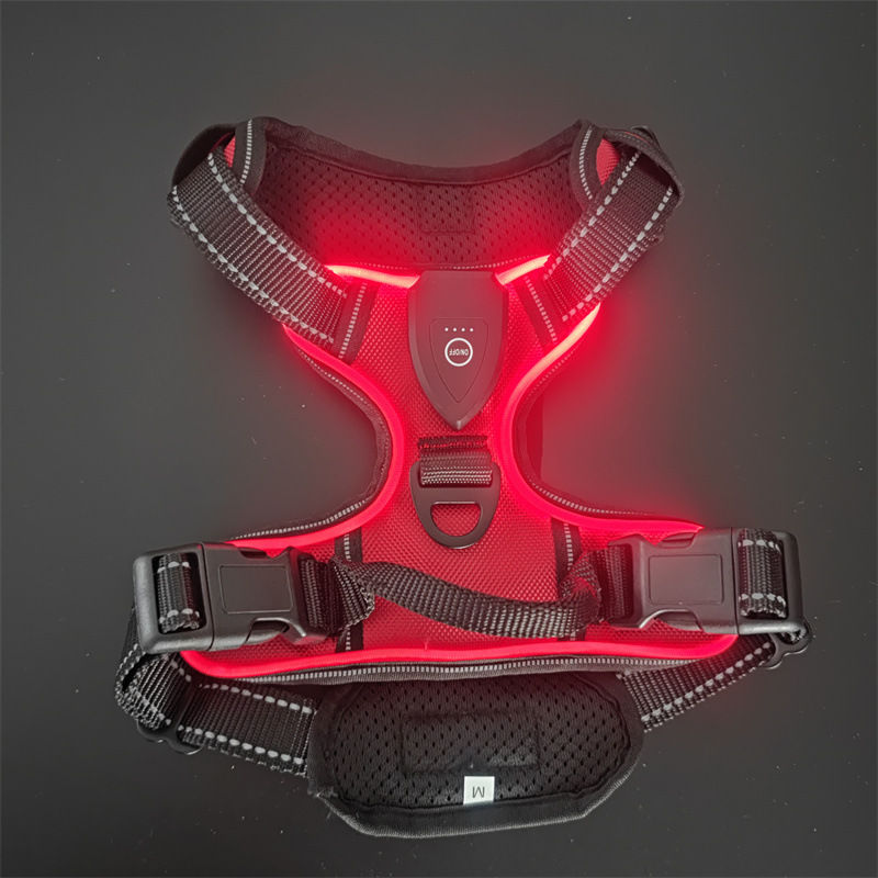 Thumbnail: Glowing Luminous LED  Dog Harnesses Essential for Dog Walking Safety Night Dog V