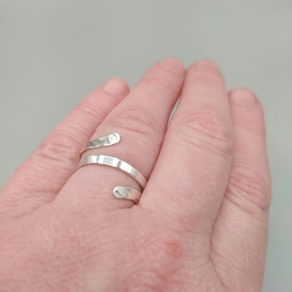 Thumbnail: 925° silver spiral ring