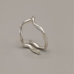 bague argent recyclée