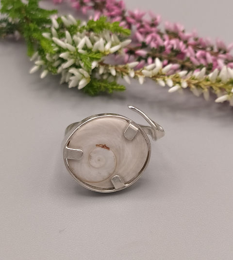 Bague Argent Sterling Coquillage Saint Lucie - Occasion (état Voir Photos)