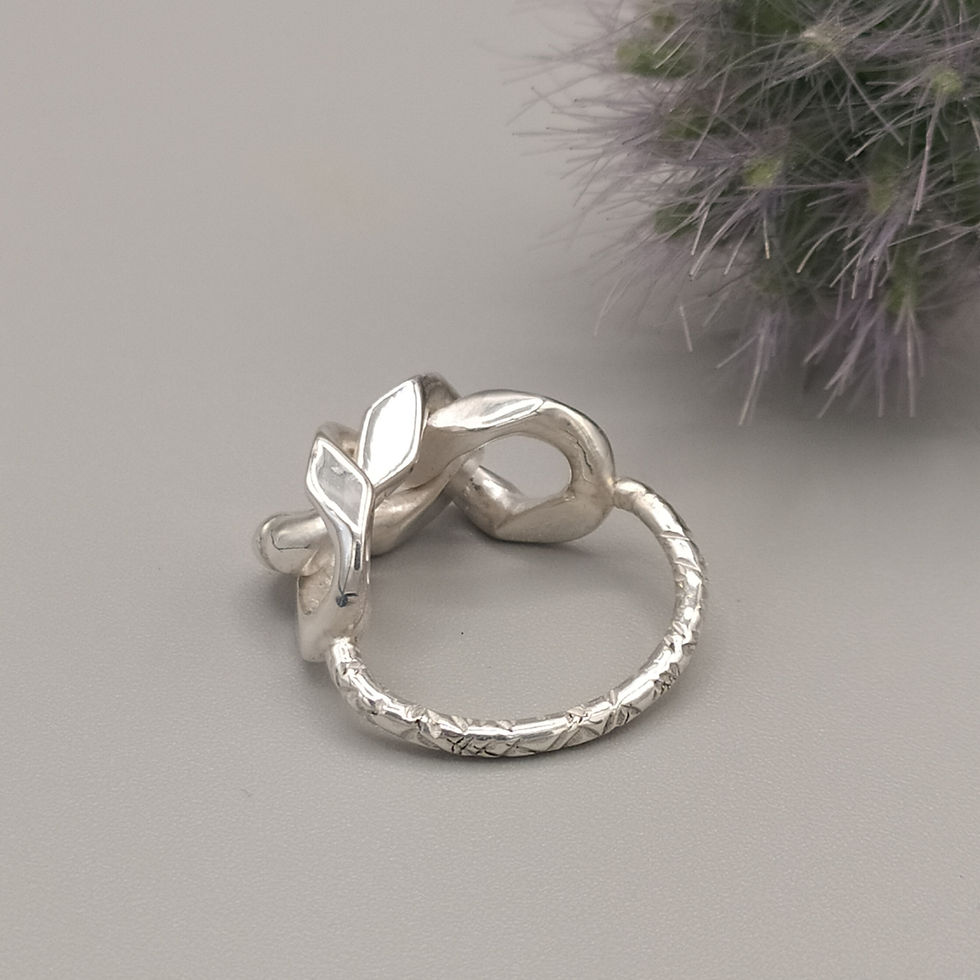 Miniature : Bague argent 925°, maillons gourmette