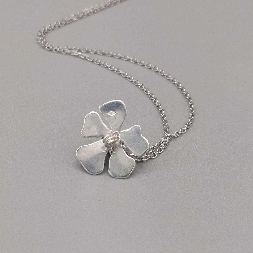 Miniature : Pendentif argent 925°, perle de culture grise naturelle