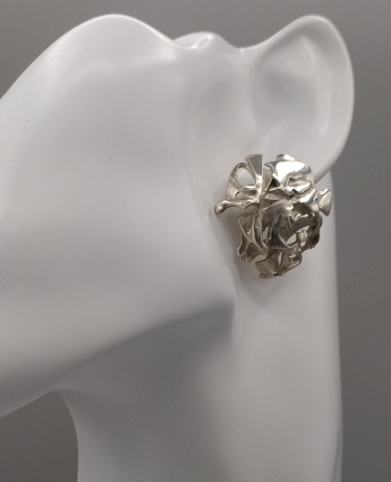 Boucles d'oreilles en argent massif 925°