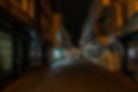 Dark alley in York, UK.