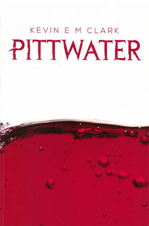Pittwater by Kevin E. M. Clark showing a red liquid against a white background