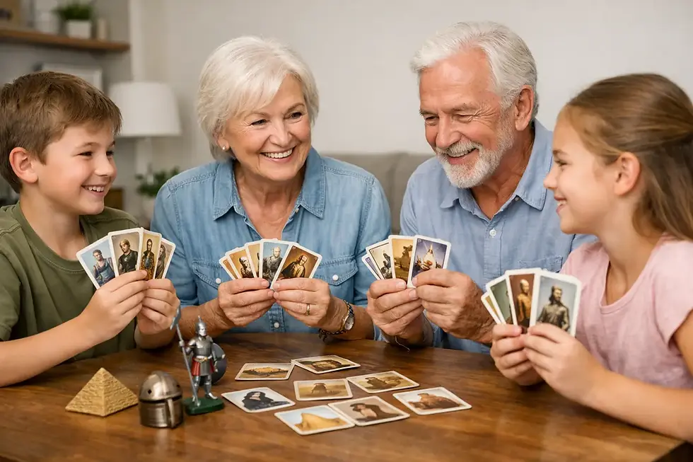 History Go Fish Game for Family Learning