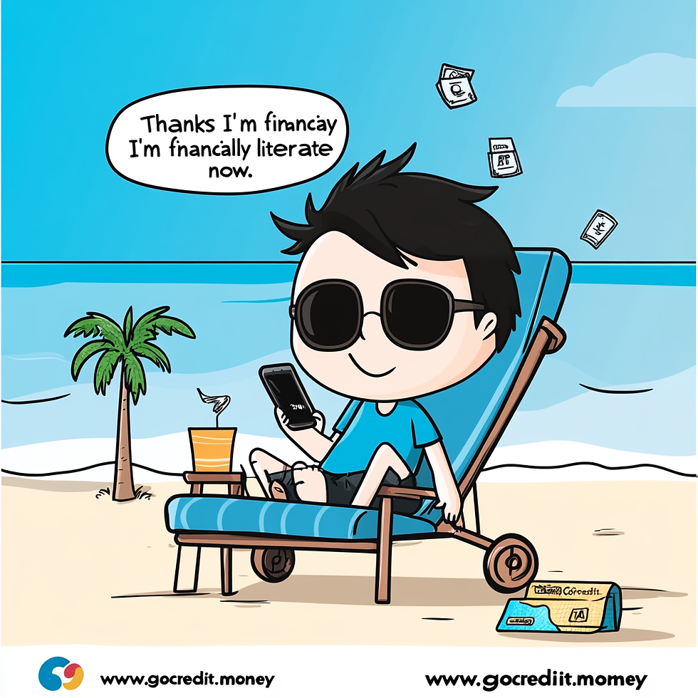 Cartoon Stick Character happy investing in fixed deposits