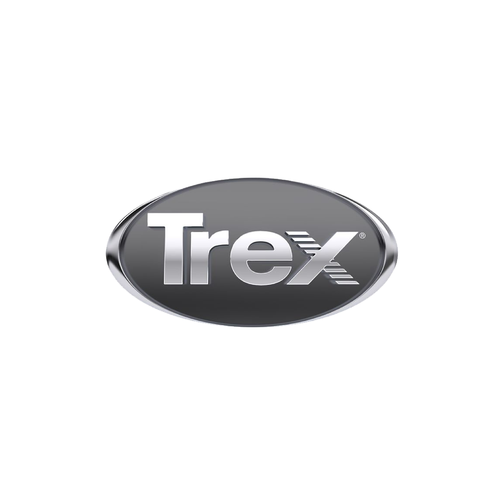 Trex logo for composite decking and outdoor living.