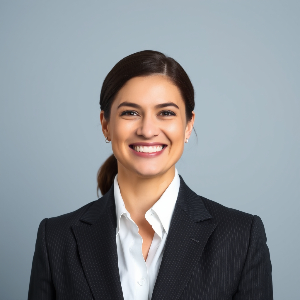 a person wear suit, smiling, woman..jpg