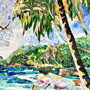 Captivating Glass Mosaics Illuminate Surfside Outpatient Center in Cape Coral, Florida