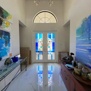 Abstract Stained Glass Windows and Doors