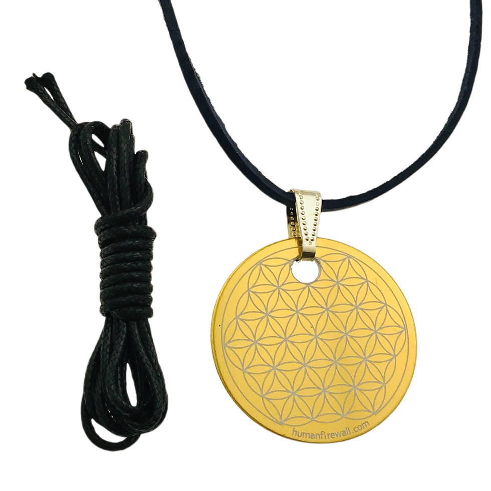 RayGuard Flower of Life Pendant 5G - 100% STOP ELEKTROSMOG | RayGuard.store
