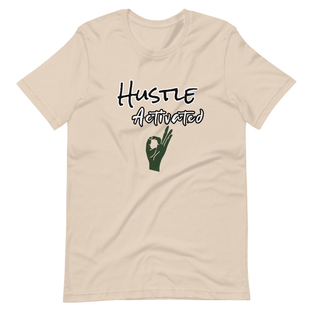 Short-Sleeve “Hustle Activated”  Unisex T-Shirt